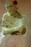 kathe kollwitz kvinna i halvfigur med korslagda armar oil painting picture wholesale